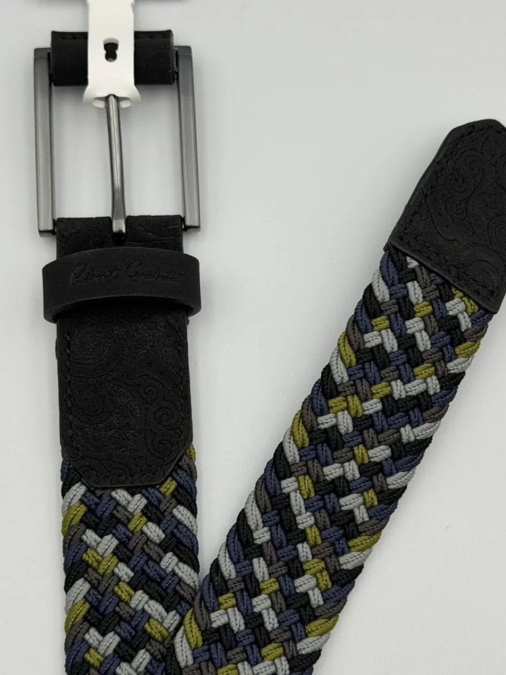 Robert Graham Braided Belt in Black, Navy, Olive, Gray